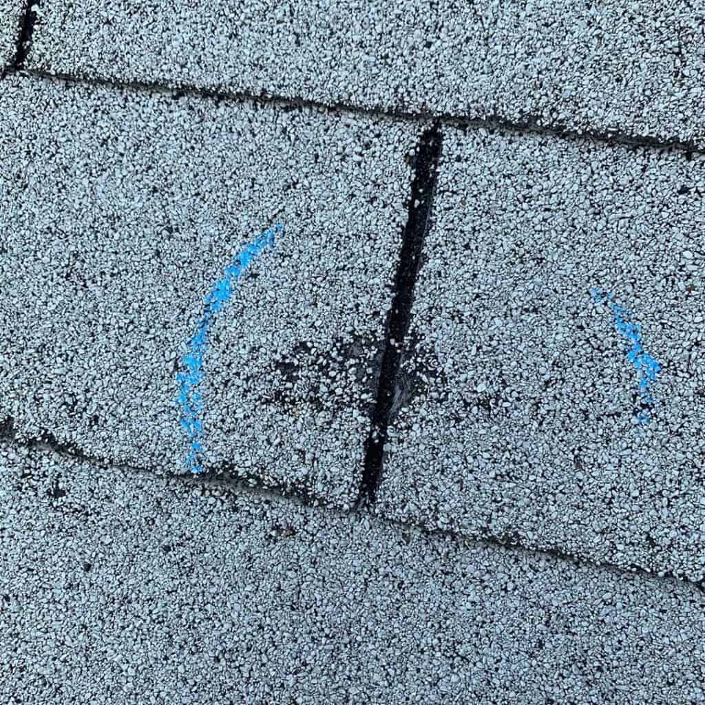 Hail Damage to Roof